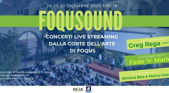 Tre giorni di musica in streaming gratuito con FoquSound a Napoli