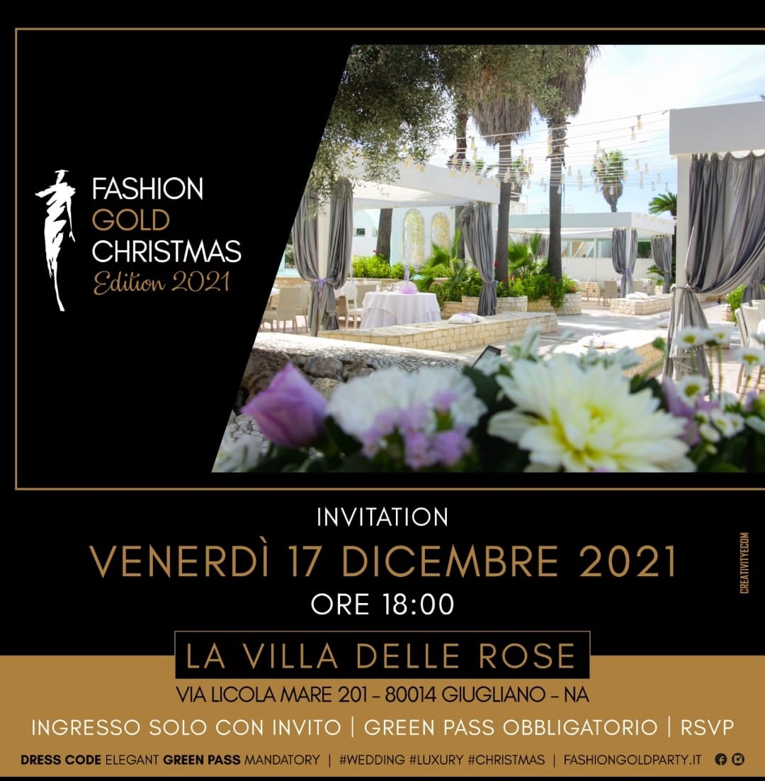 Fashion Gold Christmas Edition a Villa Delle Rose
