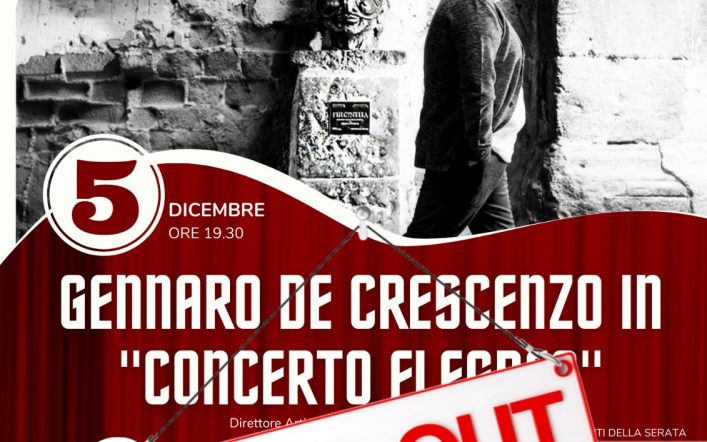 Sold Out musical “Concerto Flegreo” di De Crescenzo Gennaro