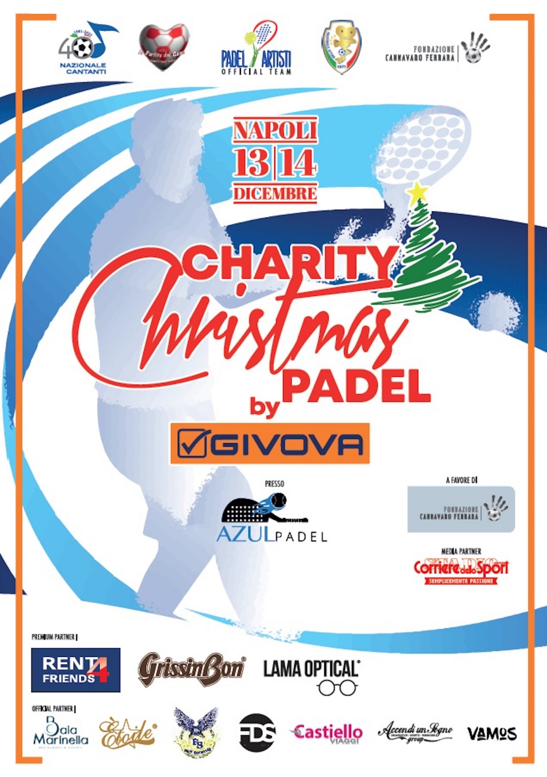 La prima edizione de “Charity Christmas Padel”