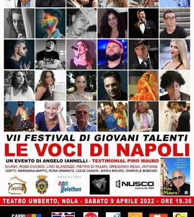 Al Teatro Umberto di Nola ritorna il Festival “Le Voci di Napoli” volano di nuovi talenti
