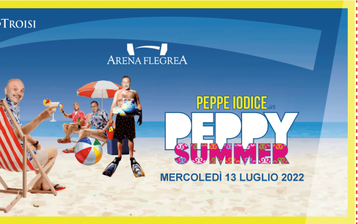 Lo show comico Peppy Night Summer all’Arena Flegrea: allegria, comicità e musica