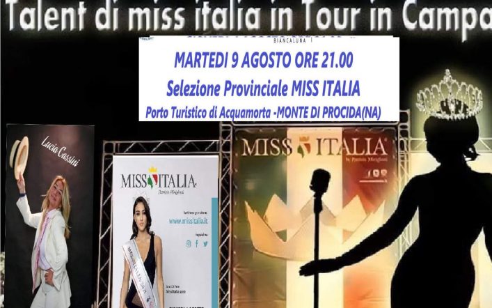 A Monte di Procida in arrivo una Selezione Provinciale Miss Italia 2022