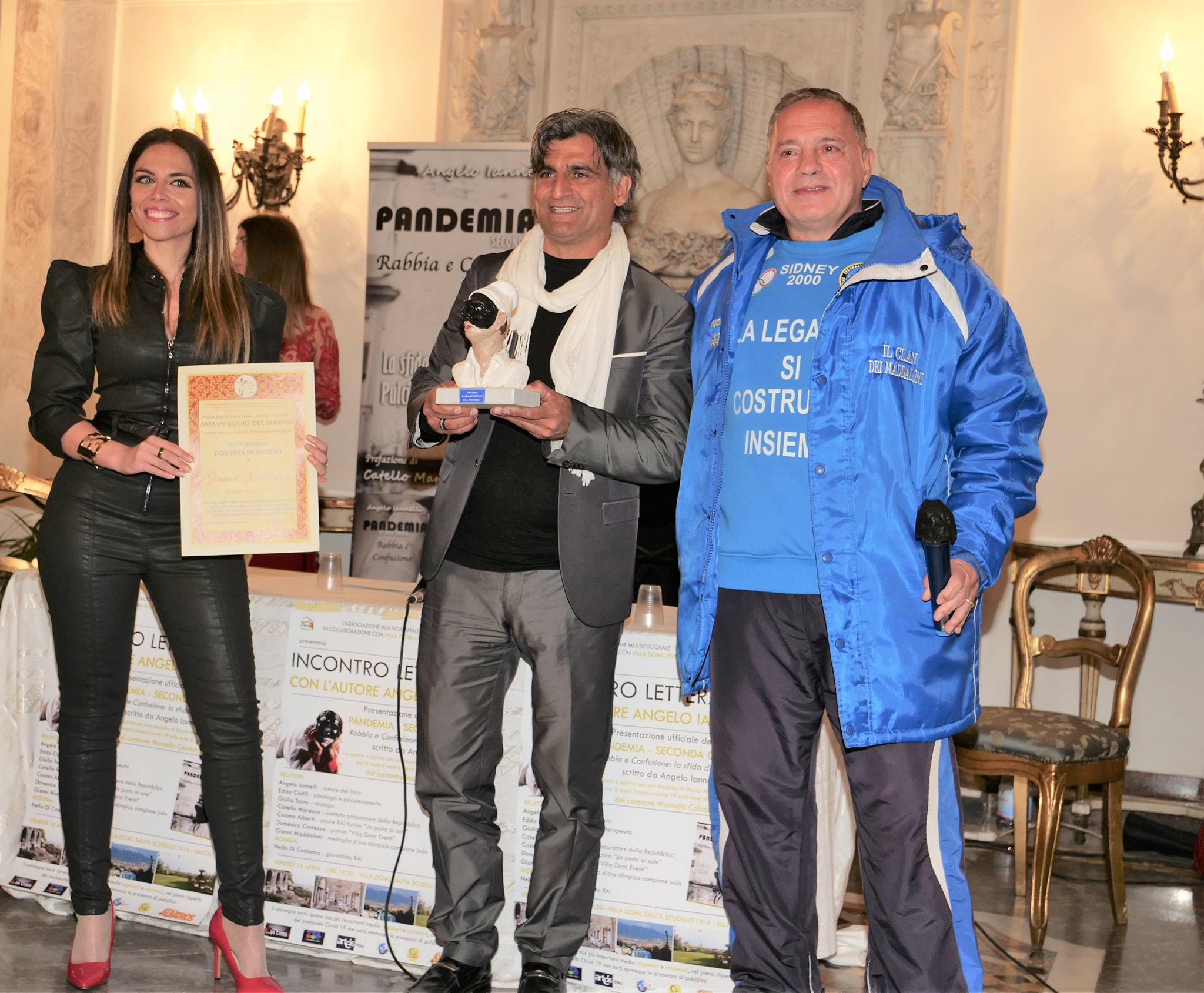 Gianni Maddaloni riceve il prestigioso Premio Ambasciatore del Sorriso