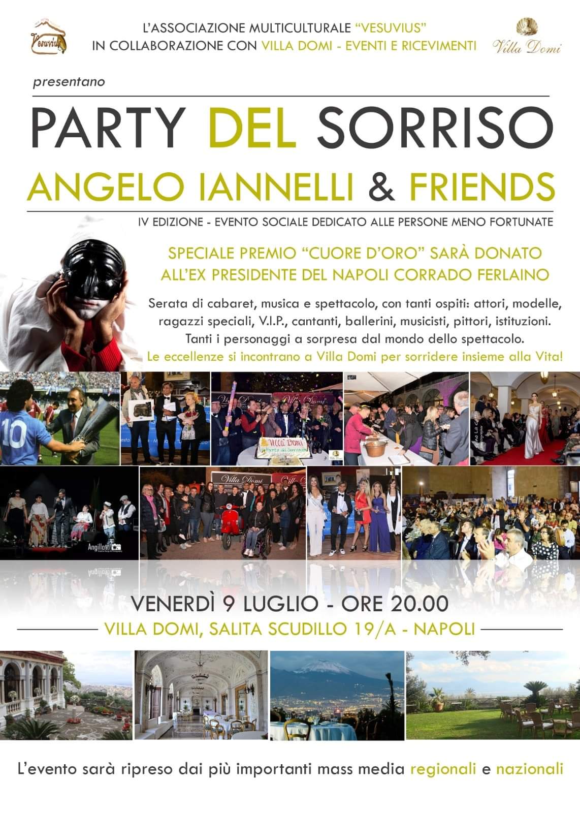 A Villa Domi evento solidale dedicato ai meno fortunati: Party del Sorriso