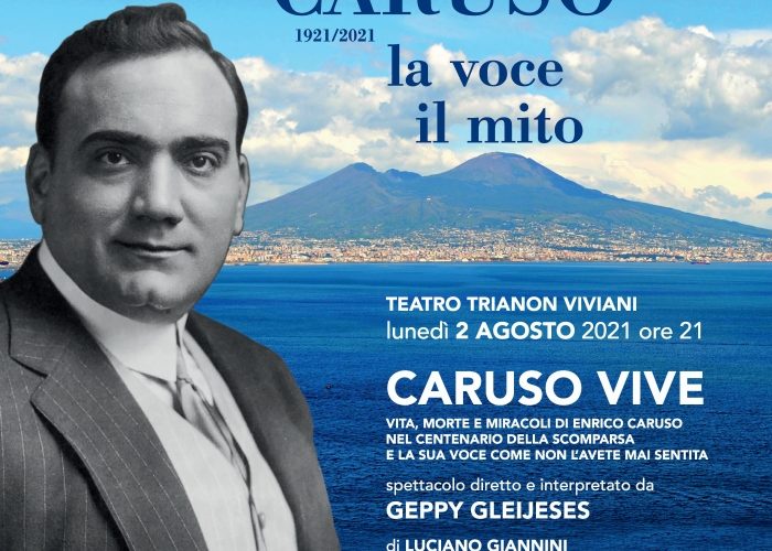 “Caruso vive” nel racconto di Geppy Gleijeses al Trianon Viviani