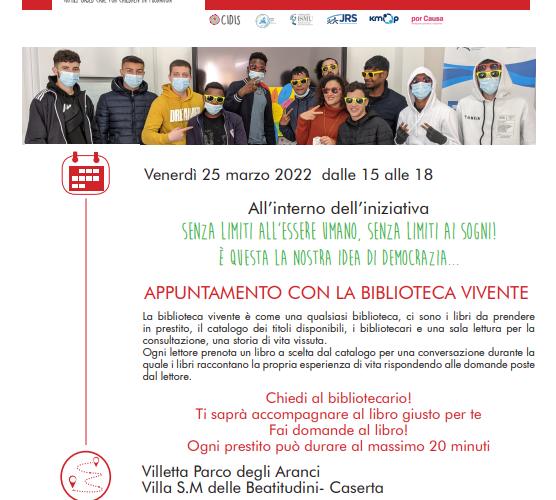 Italiani e stranieri impegnati al Parco degli Aranci con la biblioteca vivente e la realizzazione di un murales