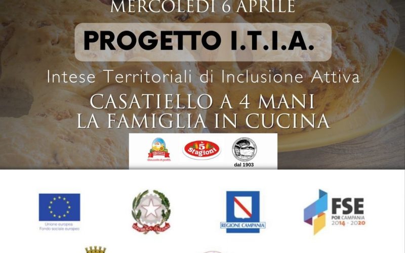 Il workshop del progetto I.T.I.A.: “Casatiello a 4 mani – La famiglia in cucina”