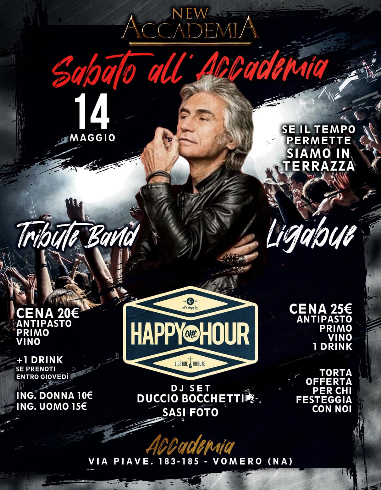 Ligabue Tribute Band Live all’Accademia Club