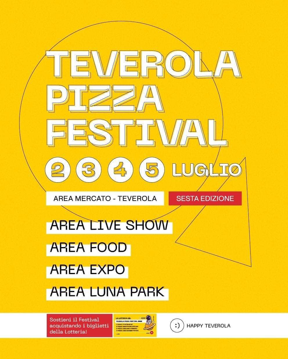 Teverola torna a tingersi di giallo con “Pizza Festival”