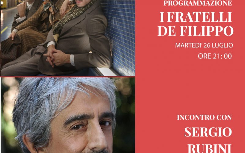 Al “Reggia Festival- Visioni Reali” ancora tanti ospiti illustri: Sergio Rubini con gli attori protagonisti e Maurizio Gemma