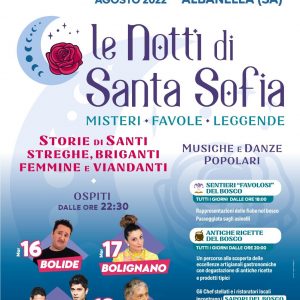 All’Oasi di Bosco Camerine, dal 16 al 19 agosto, entra dal vivo “Le Notti di Santa Sofia”