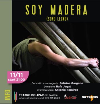Al teatro Bolivar arriva lo spettacolo di danza “Soy Madera – Sono legno”