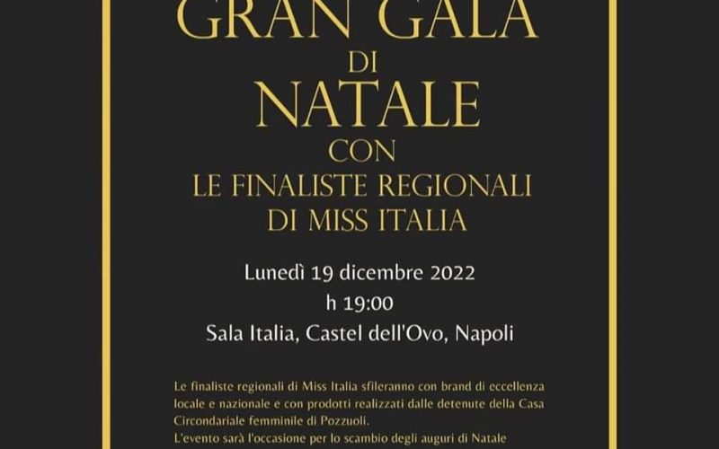 Gran Galà di Moda con le finaliste campane Miss Italia 2022, al Castel dell’Ovo di Napoli: è qui lo stile