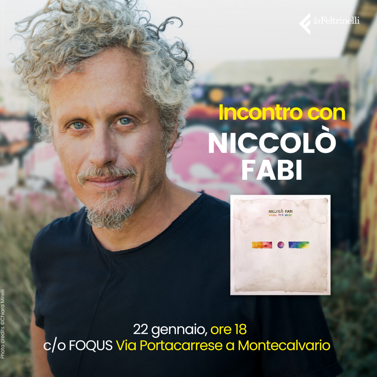 Presentazione del nuovo album di Niccolò Fabi al FOQUS Fondazione Quartieri Spagnoli di Napoli