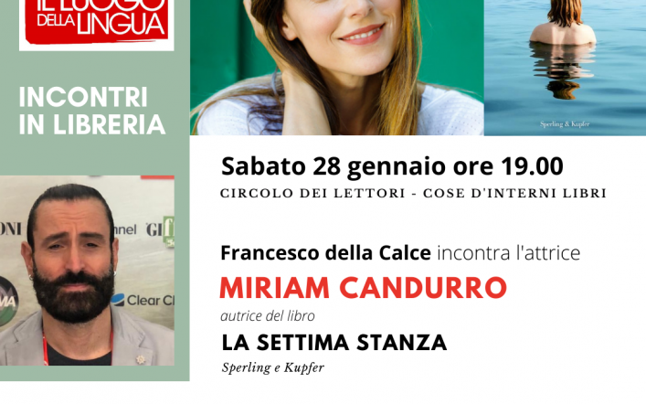 Presentazione del nuovo romanzo a Capua il Luogo della Lingua festival dell’attrice Miriam Candurro