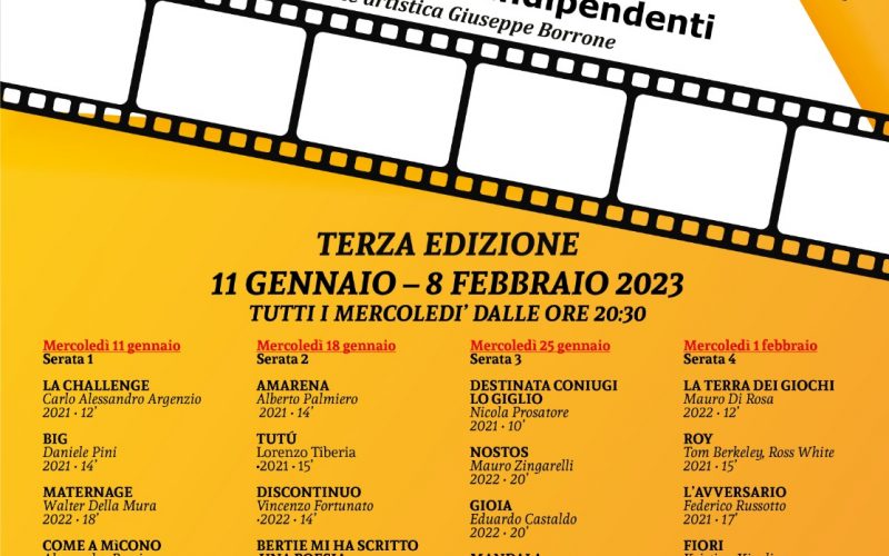 Al Teatro Sala Molière di Pozzuoli ritorna la terza edizione de “Cinemagma”