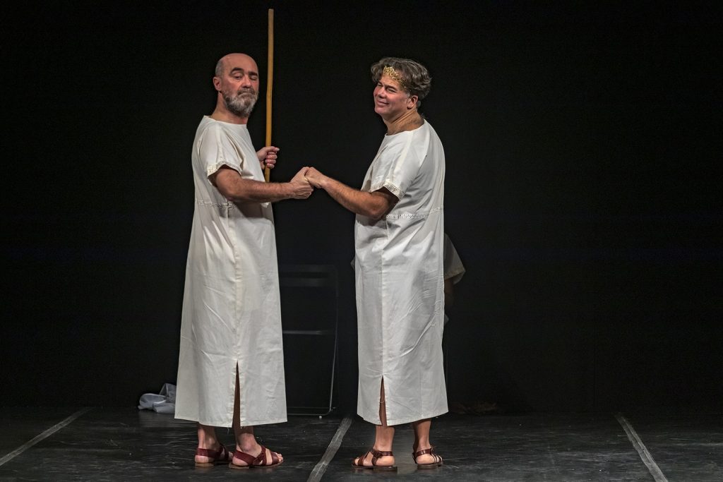 Al Teatro Ghirelli va di scena “7 contro Tebe” di Massimiliano Civica e I Sacchi di Sabbia