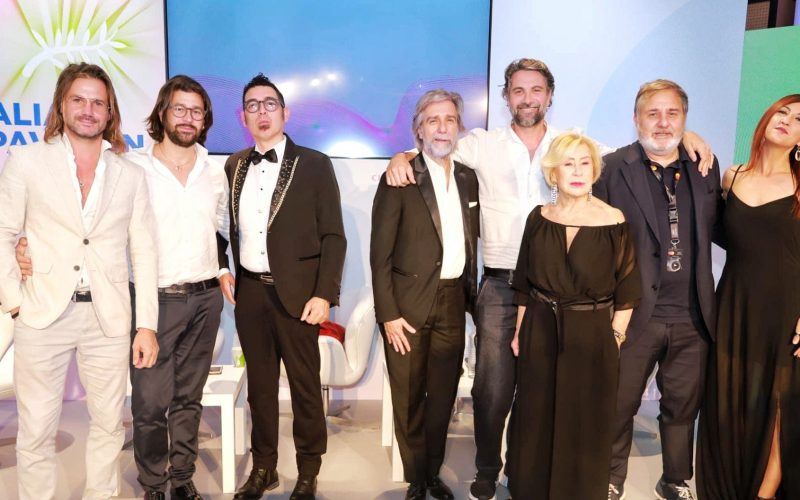 Luca Calvani insignito con il Seguso Award alla press conference della 27esima edizione del Terra di Siena International Film Festival