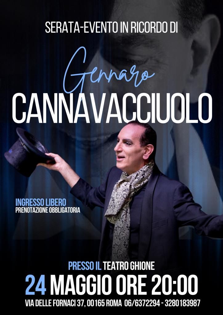 Una serata in ricordo di Gennaro Cannavacciuolo al Teatro Ghione