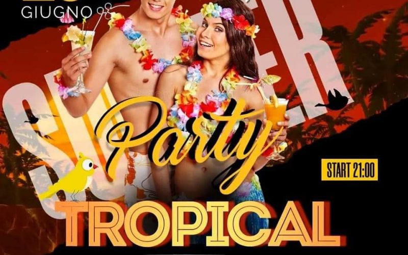 Party Tropical: domenica 25 giugno al Capri Beach.