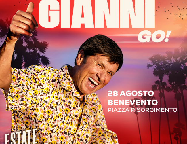 L'”eterno ragazzo” Gianni Morandi aggiunge anche la tappa di Benevento per il GO GIANNI GO! ESTATE 2023