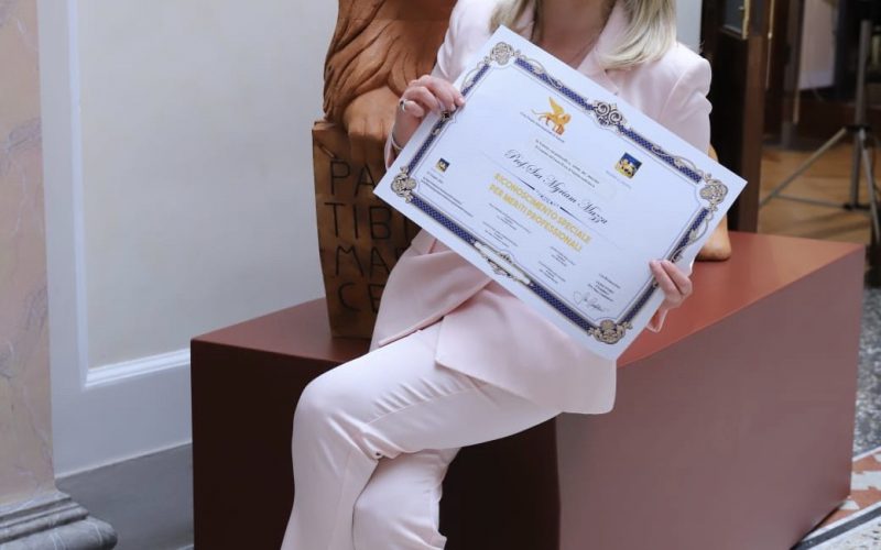 Myriam Mazza il prestigioso Leone d’Oro alla carriera