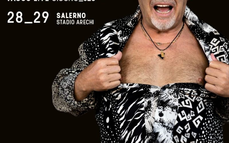 Il doppio show del rocker Vasco Rossi a Salerno: 28 e 29 giugno 2023