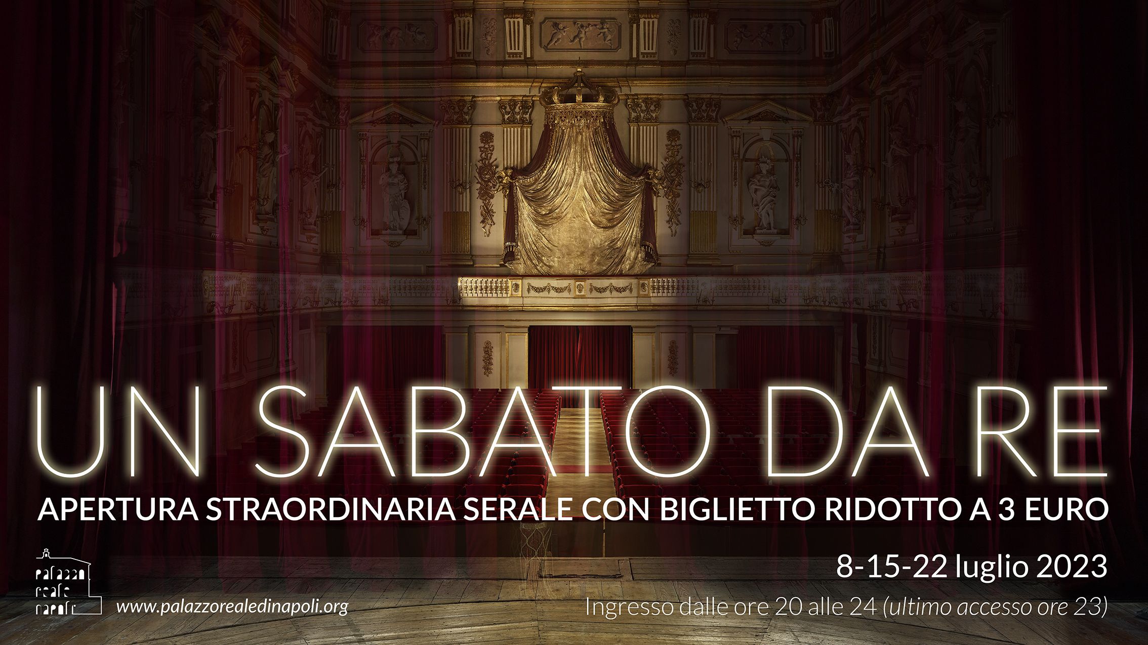 Un sabato da Re, aperture serali a Palazzo Reale di Napoli