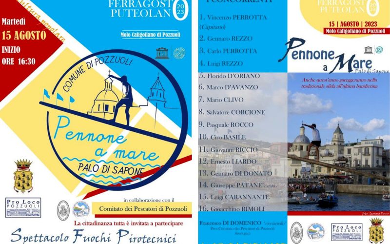 A Ferragosto va in scena il Pennone a Mare – Palo di Sapone