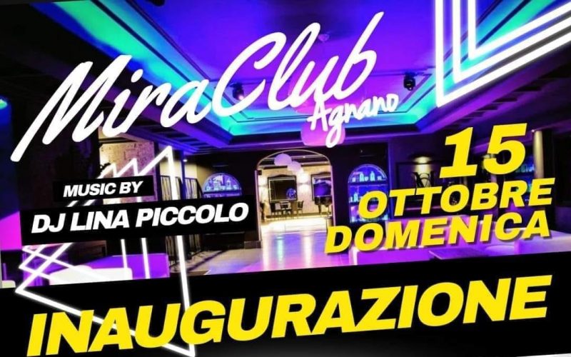 E’ tutto pronto per il Party d’inaugurazione del Mira Club