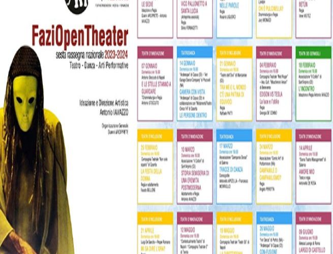 Una nuova stagione per il Fazio Open Theater: emozioni e suggestioni da vivere insieme