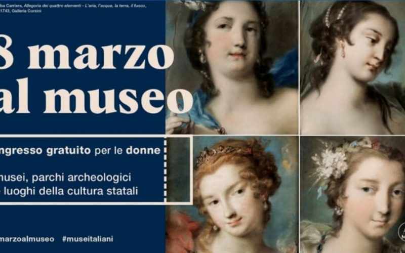 Per la Festa della Donna ingresso gratuito per le donne nei luoghi della cultura statali