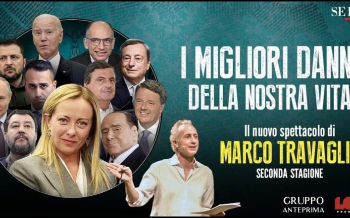 Al Teatro Acacia va in scena “I migliori danni della nostra vita” con Marco Travaglio