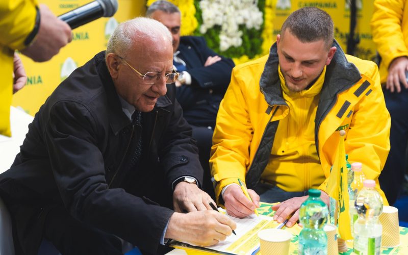 DE LUCA A CASA COLDIRETTI: LAVORIAMO INSIEME PER FARE DIVENTARE CAMPANIA