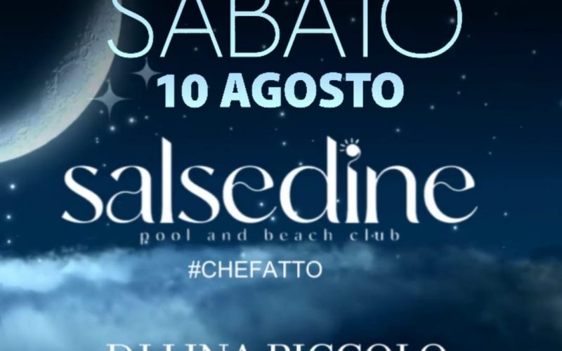 La notte magica di San Lorenzo al Salsedine Beach Club