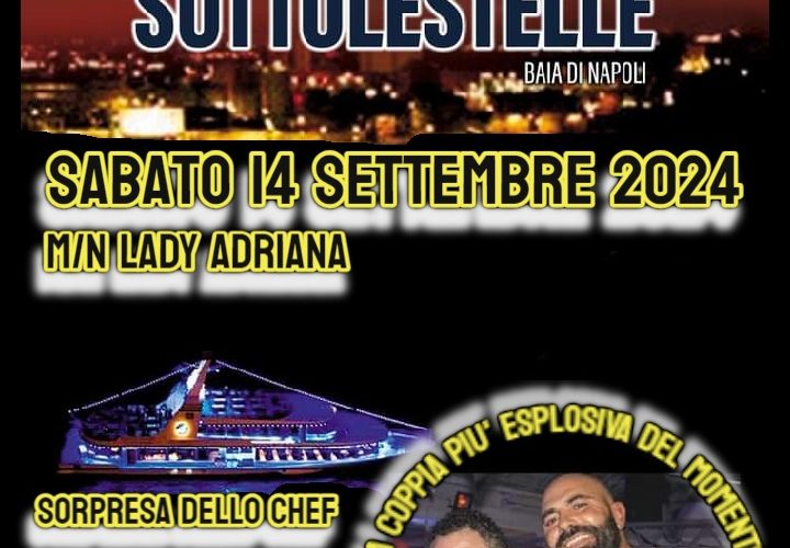 Nave Lady Adriana si accende al ritmo della musica: “Ballando sotto le Stelle”.