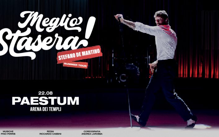 STEFANO DE MARTINO CON “MEGLIO STASERA SUMMER TOUR”