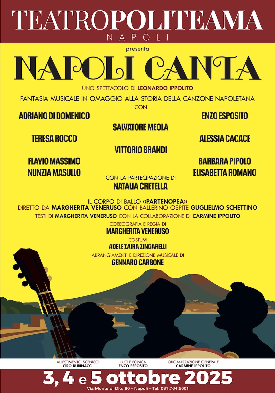 AL TEATRO AUGUSTEO VA IN SCENA “NAPOLI CANTA”
