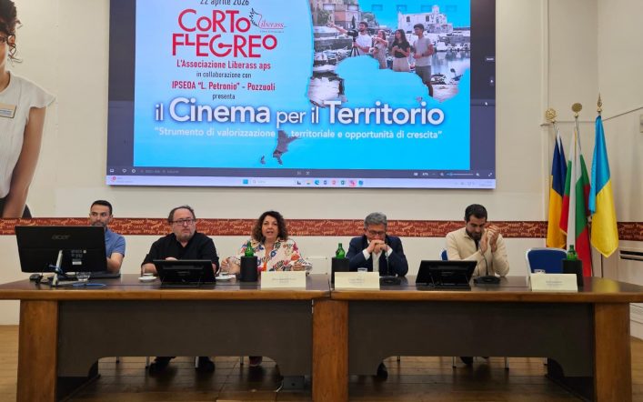 Cinema e territorio a Pozzuoli: studenti protagonisti all’IPSEOA Petronio, il Corto Flegreo premiato a Roma