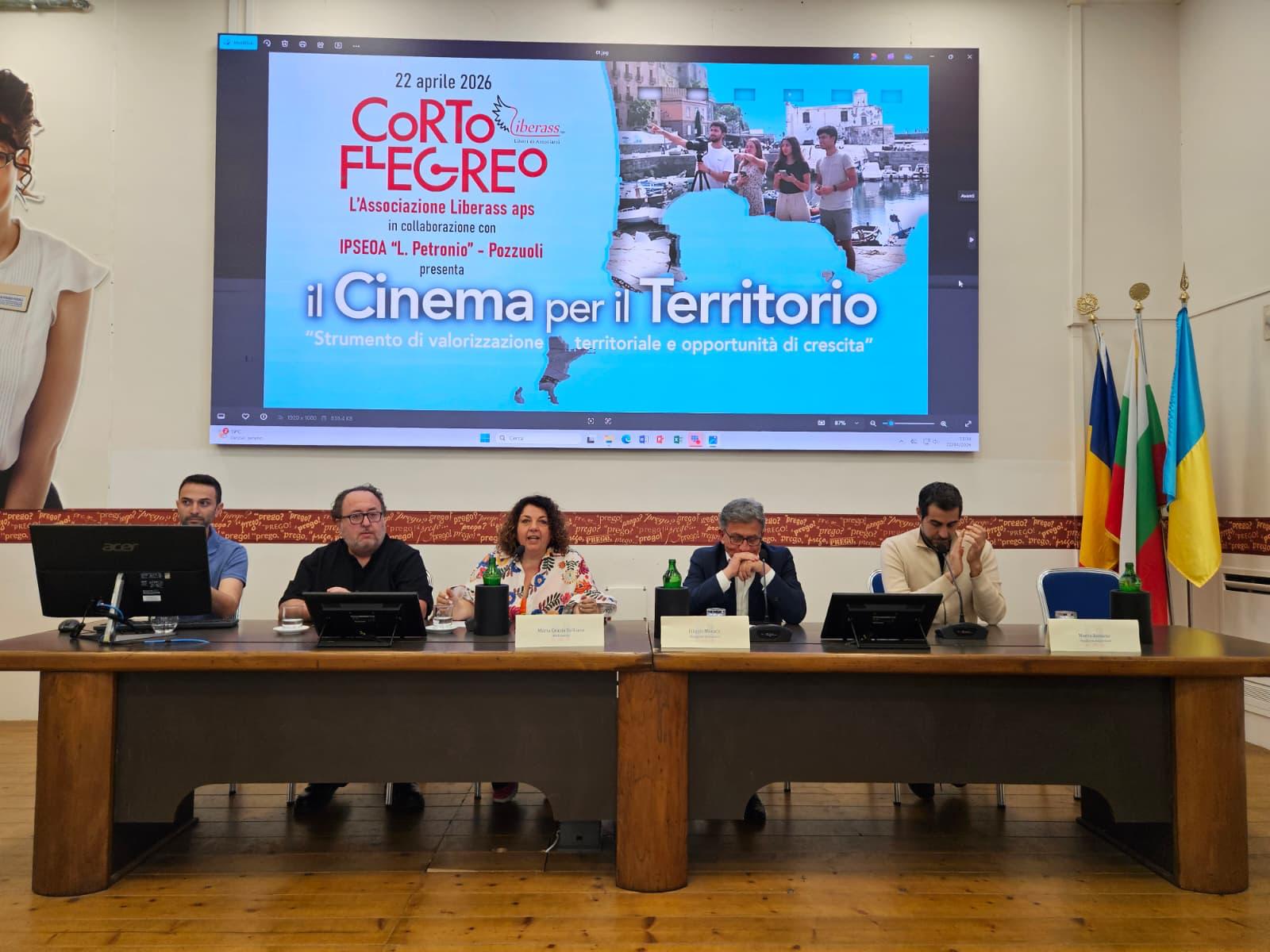 Cinema e territorio a Pozzuoli: studenti protagonisti all’IPSEOA Petronio, il Corto Flegreo premiato a Roma