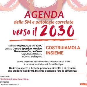 Sclerosi Multipla: AISM fa tappa a Volla per l’Agenda 2030