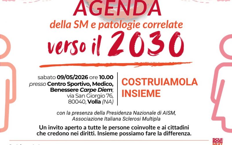 Sclerosi Multipla: AISM fa tappa a Volla per l’Agenda 2030