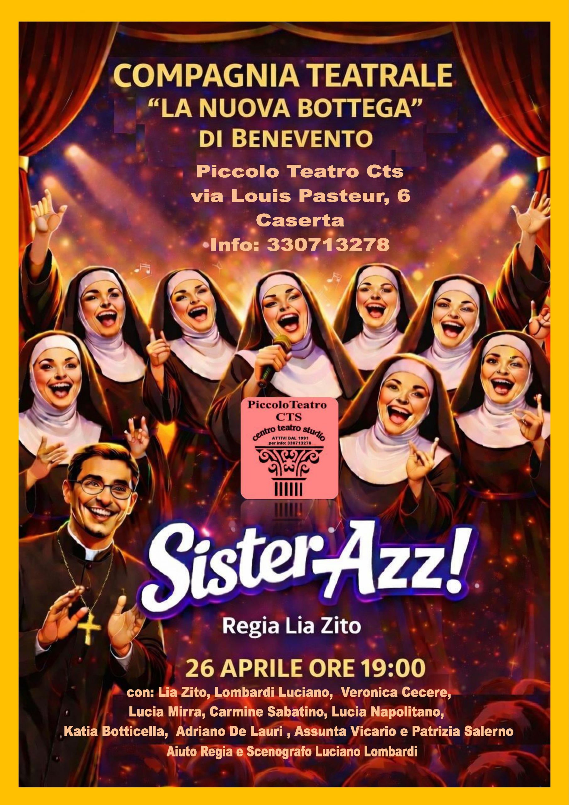 Il Piccolo Teatro Cts chiude la stagione con “Sister…azz”
