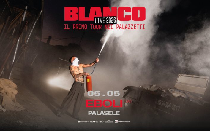 DOMANI SERA AL PALASELE DI EBOLI BLANCO: “IL PRIMO TOUR NEI PALAZZETTI “