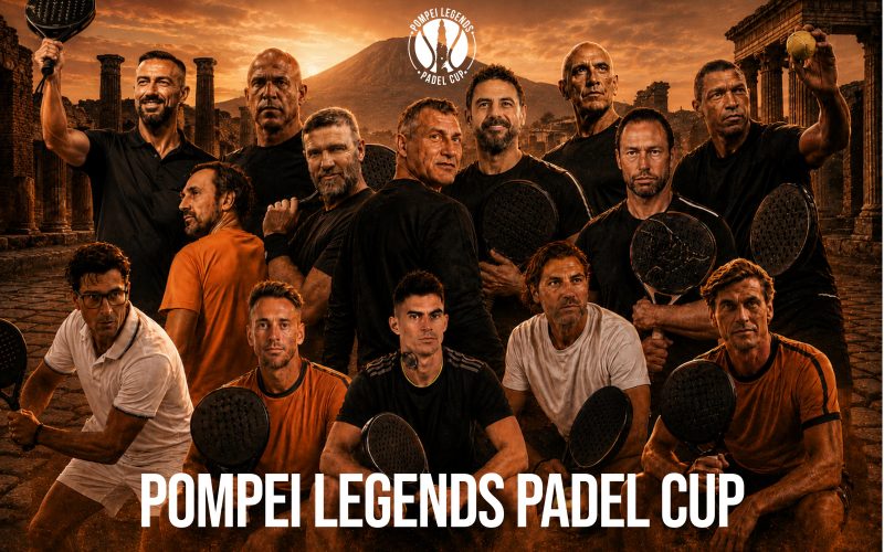 POMPEI LEGENDS PADEL CUP:I CAMPIONI DEL CALCIO FRA SPORT, CULTURA E INCLUSIONE SOCIALE